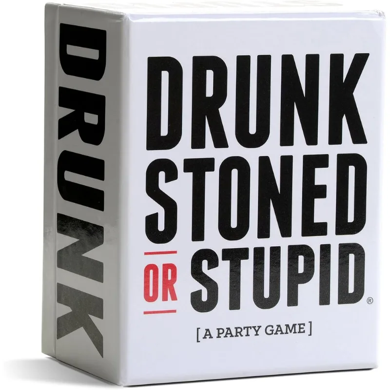 Jogo De Cartas De Festa Drunk, Stoned, Or Stupid Para 3-10 Jogadores