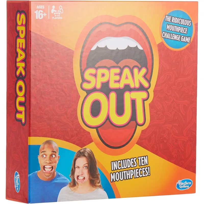 Party Game Speak Out Mouthpiece Challenge Para 4 A 10 Jogadores
