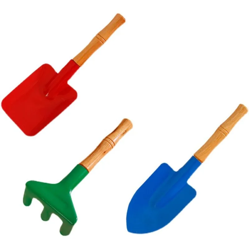 Conjunto De Ferramentas De Jardim De 3 Peças Colorido Para Crianças E Jardinagem Ao Ar Livre