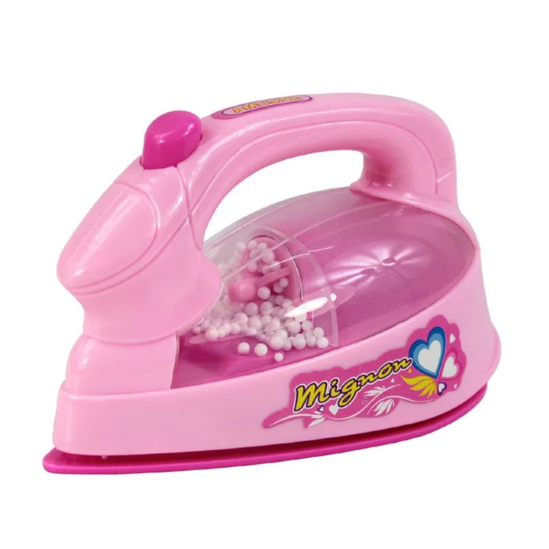 Toy Iron Kids Pretend Play Electronic Home Kitchen Rosa