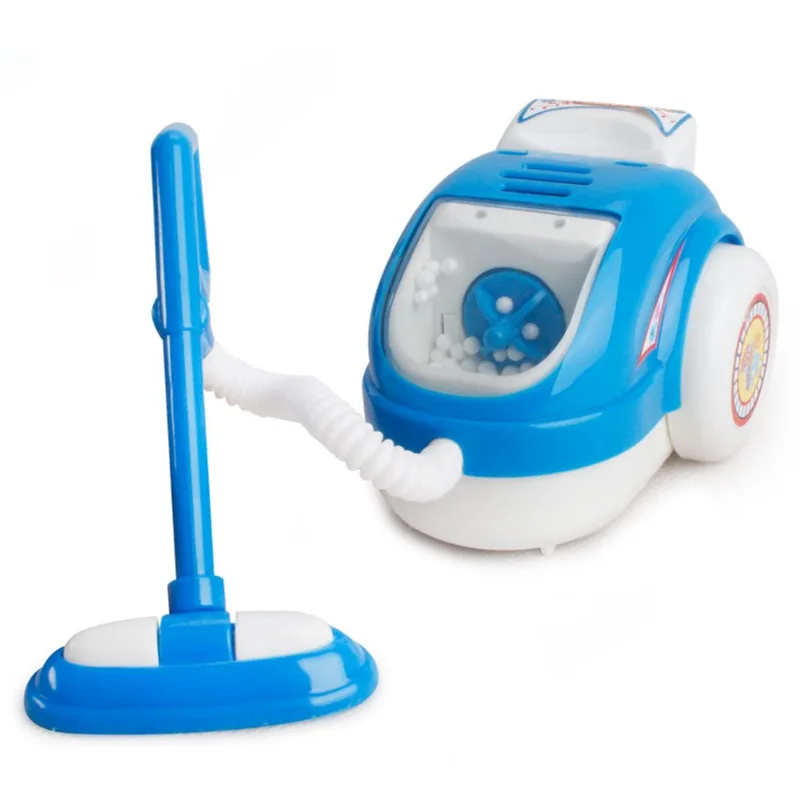 Aspirador De Pó De Brinquedo Kids Finge Play Educational Role Blue