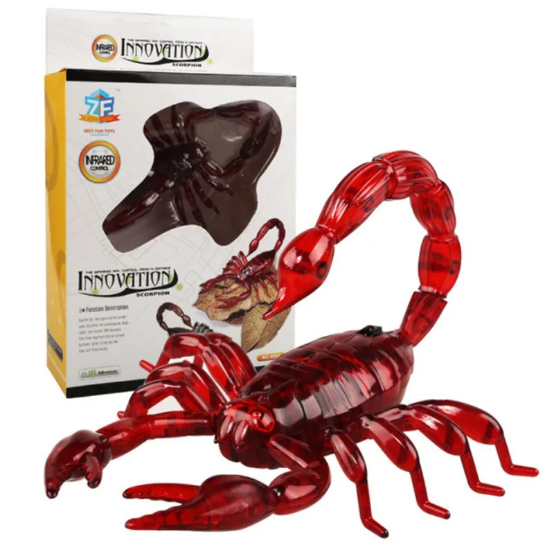 Escorpião De Brinquedo Rc Com Controle Remoto Infravermelho Para Diversão E Pegadinhas Infantil