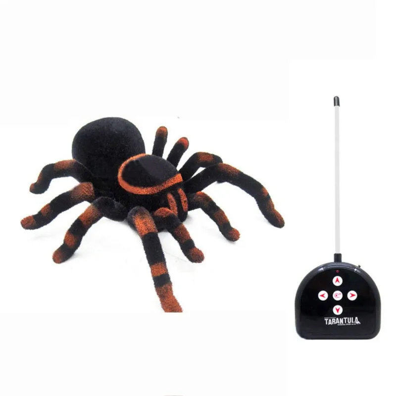 Aranha Tarântula De Controle Remoto Preta