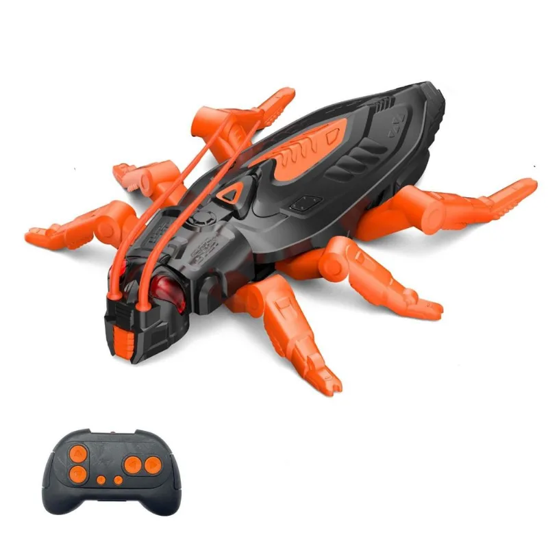 Barata De Brinquedo Com Controle Remoto Para Crianças - Laranja