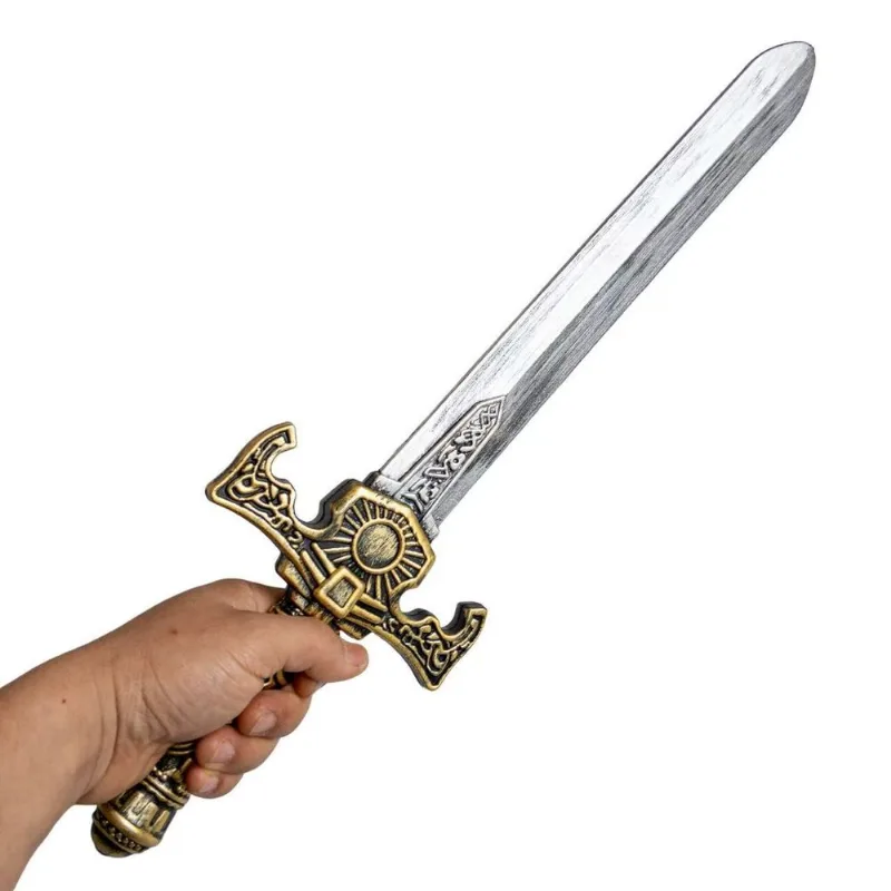 Espada De Cavaleiro Medieval Para Fantasia De Halloween E Cosplay