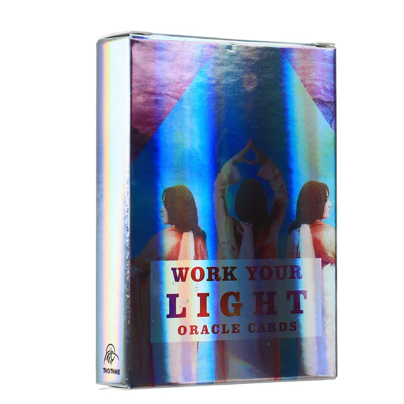 Cartas Oráculo Work Your Light 78 Peças Com Acabamento Holográfico
