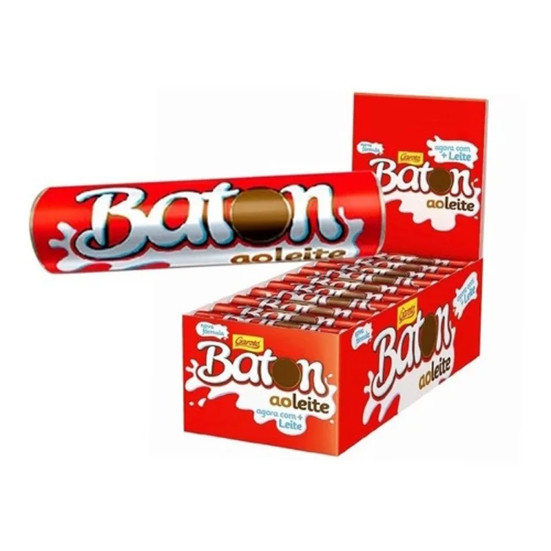 Chocolate ao Leite Baton Caixa c/30 Garoto