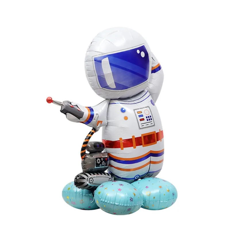 Balão Inflável Astronaut Foil 4d Com Controle Remoto 122x95cm