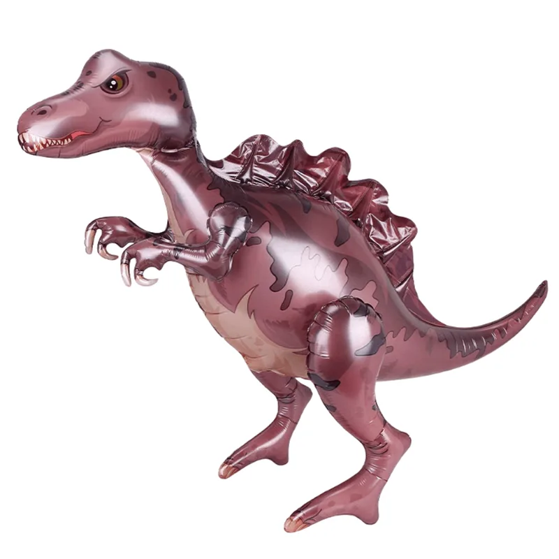 Balão Metalizado Dinossauro Jurássico Espinossauro 82x80cm Design 3d