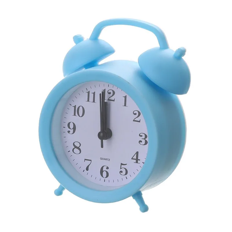 Despertador Twin Bell Cute Blue 8,5 Cm × 11,5 Cm × 4 Cm Abs