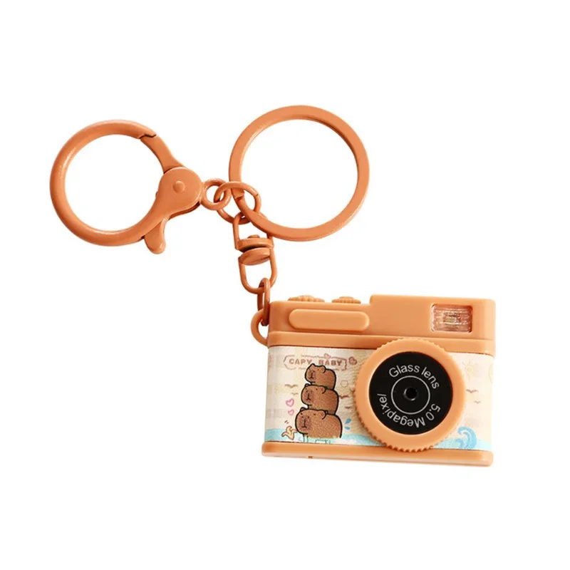 Câmera De Chaveiro Cute Capybara Mini Camera Com Luz E Som