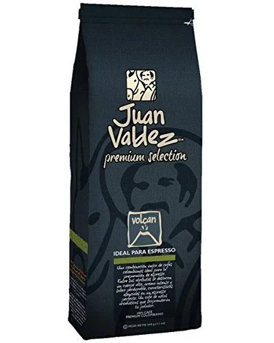Juan Valdez Volcan Coffee Whole Bean 500 Gr/17 Oz  - JUAN VALDEZ - Mercearia