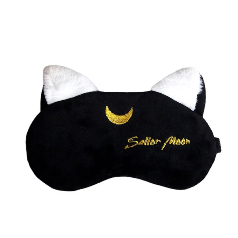 Máscara Para Dormir Black Cat Sailors Moons Anime Super Soft