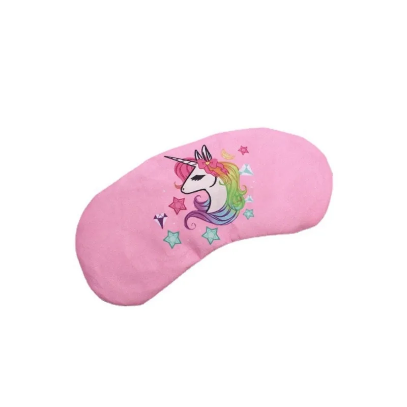 Máscara Sleep Eye Cover Pink Unicorn Anime Super Soft