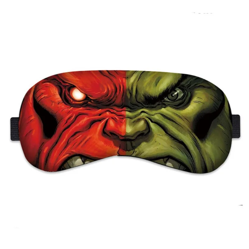 Máscara Para Dormir Green Hulks Anime Super Soft Eye Cover