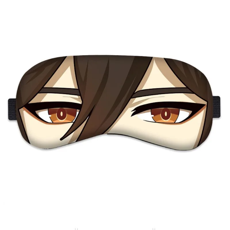 Máscara Para Dormir Genshins Anime Super Soft Eye Cover Eyeshade