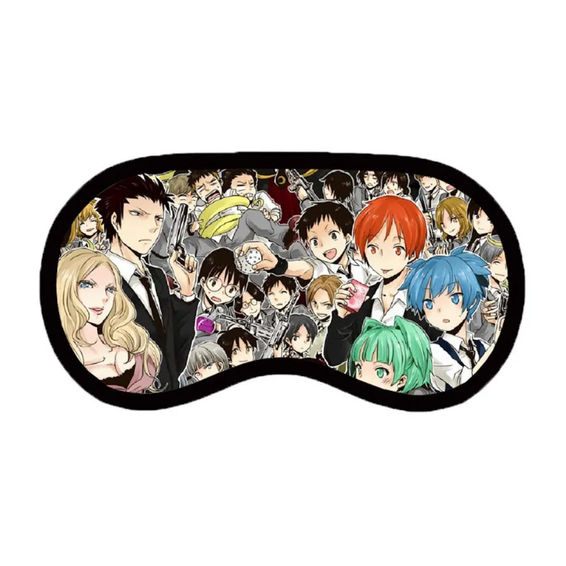 Máscara Para Dormir E Olhos Assassinations Classroom Anime Super Soft