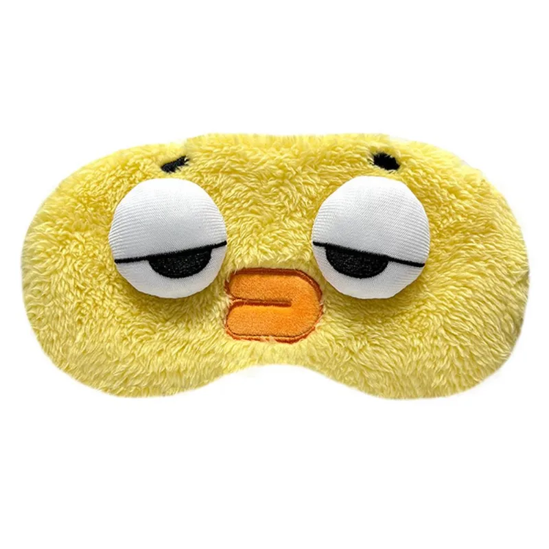 Máscara Sleep Eye Mask Plush Duckling Anime Super Soft Eye Cover
