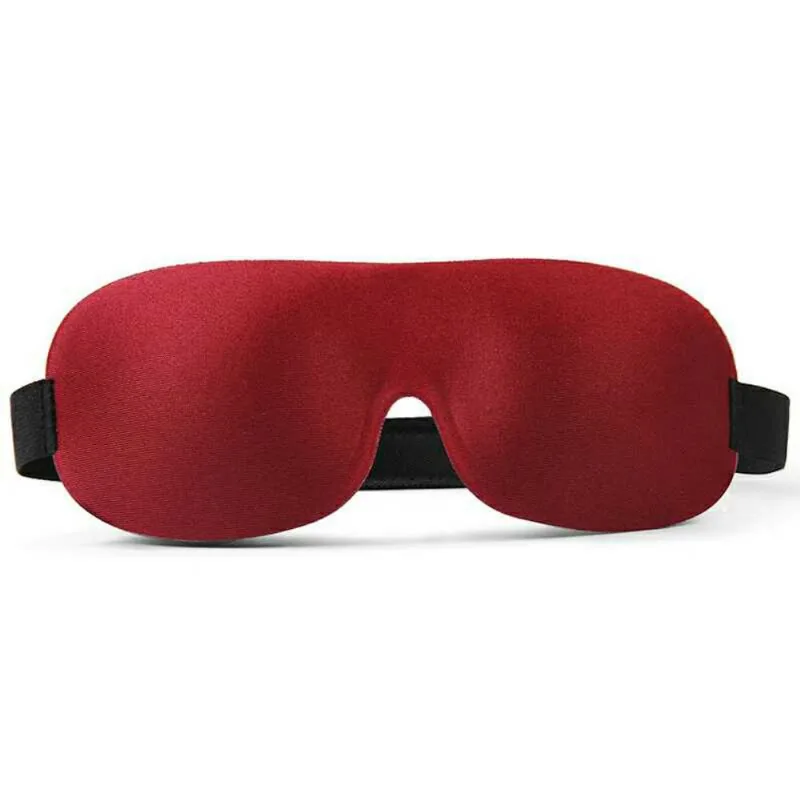 Máscara De Dormir Sleep-aid Máscara De Olhos 3D Respirável Cor De Vinho