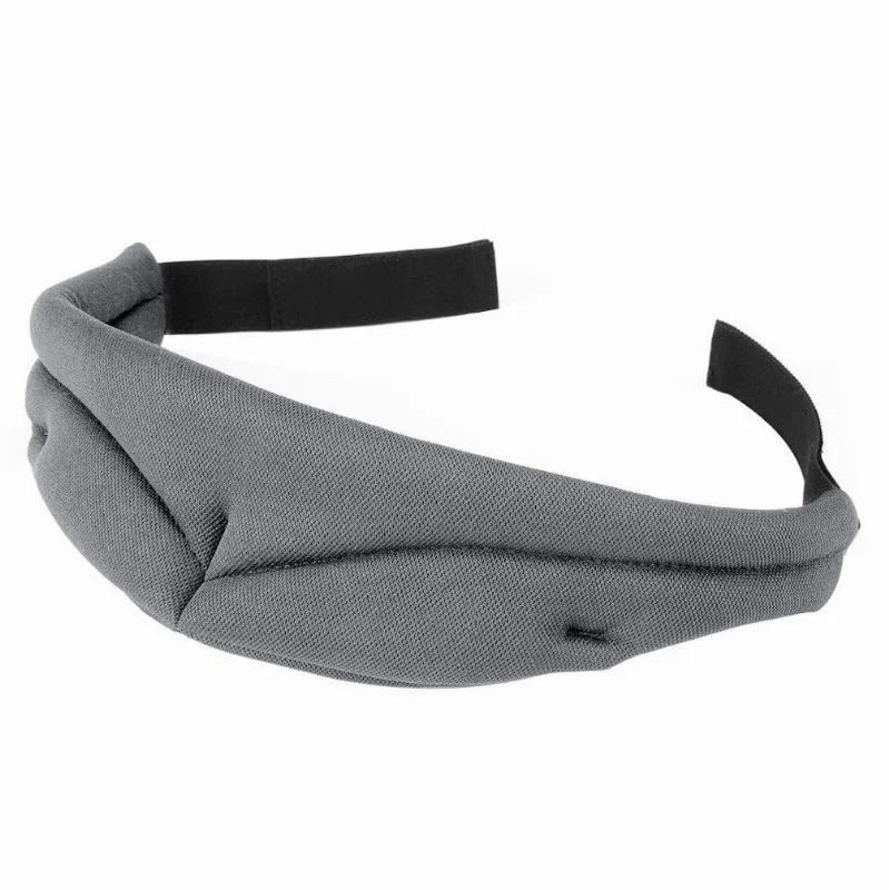 Máscara De Dormir De Seda Máscara De Olhos Masculina Eyeshade Grey