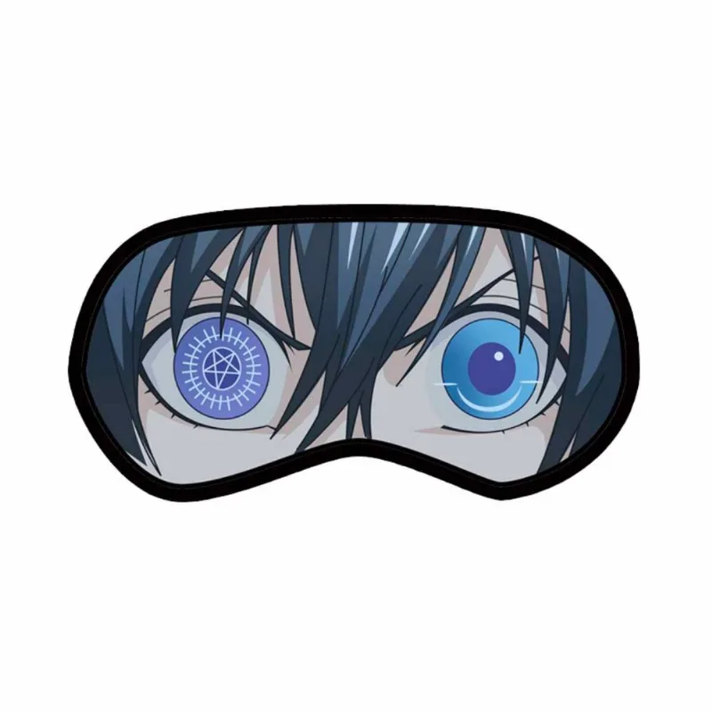 Máscara De Dormir Máscara De Dormir Black Butlers Anime Cartoon