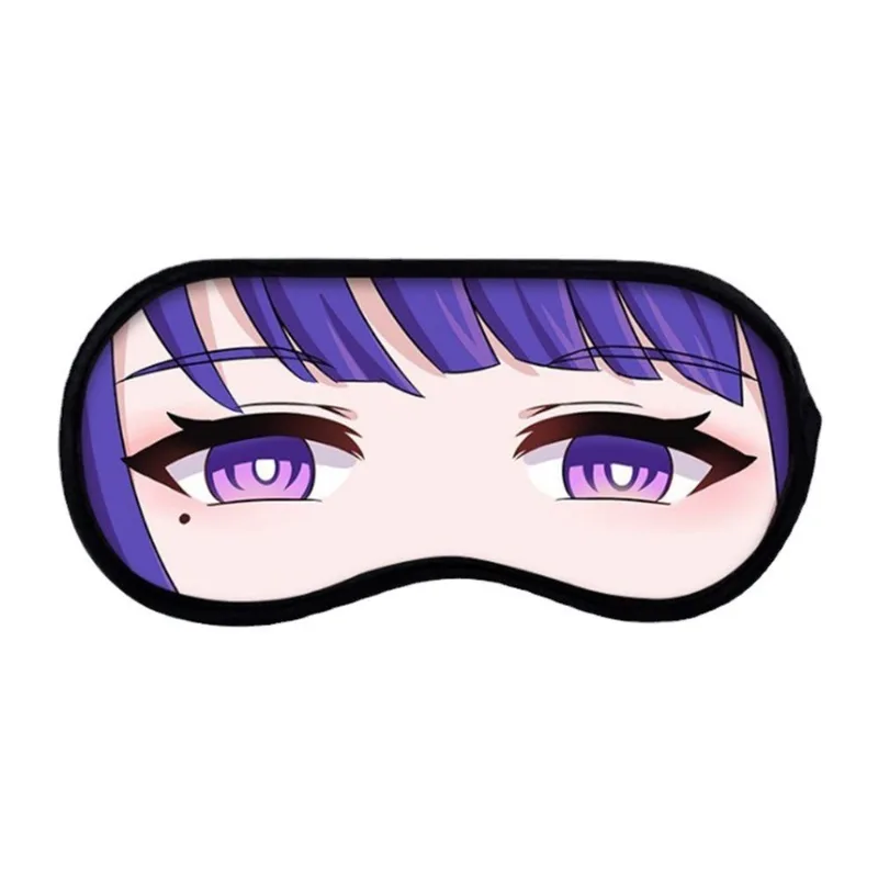 Máscara Para Dormir Para Olhos Genshins Impacts Máscara De Dormir Beelzebuls Anime