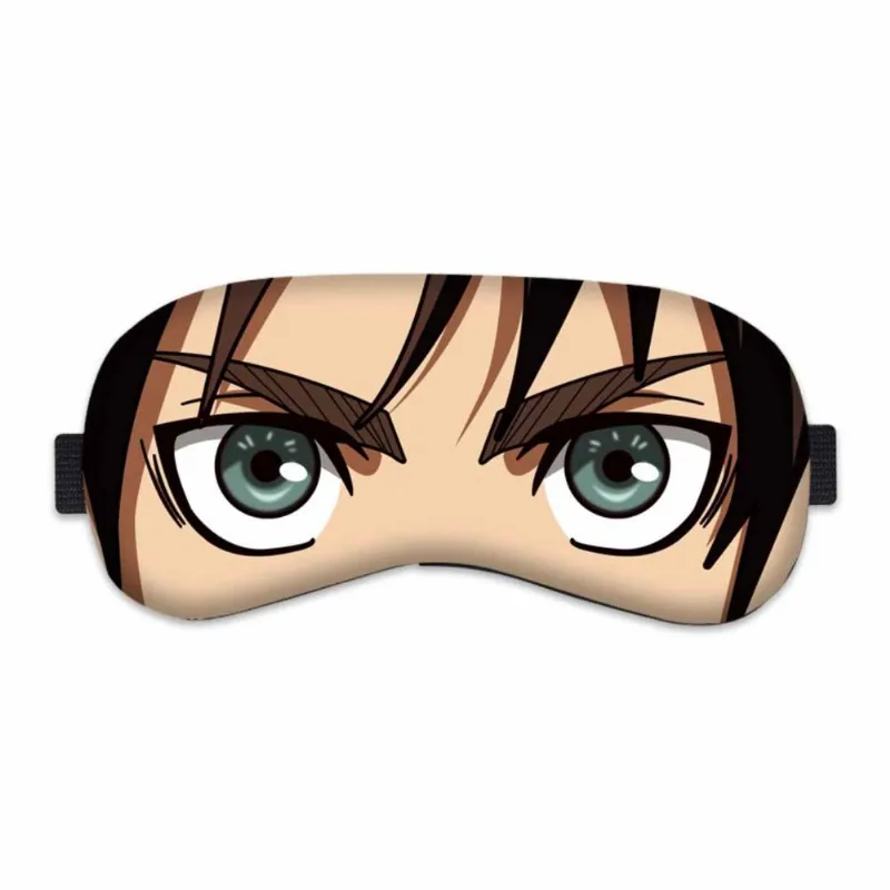 Máscara Para Dormir Anime Attacks Titans Máscara De Dormir De Desenho Animado
