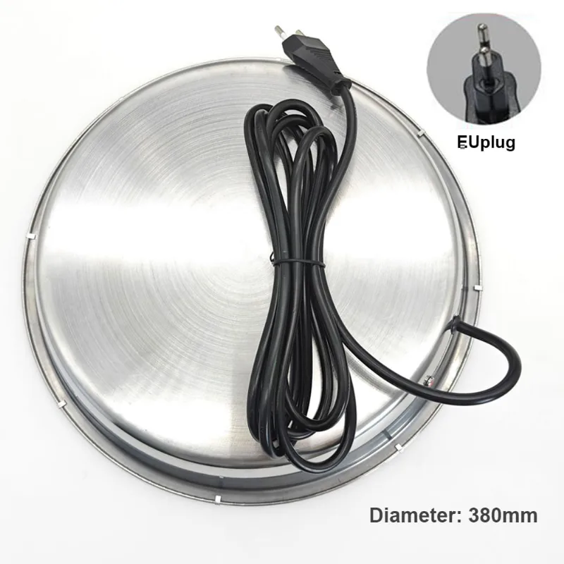 Aquecedor De Água De Frango Aquecido Para Aves 65w 300mm/380mm
