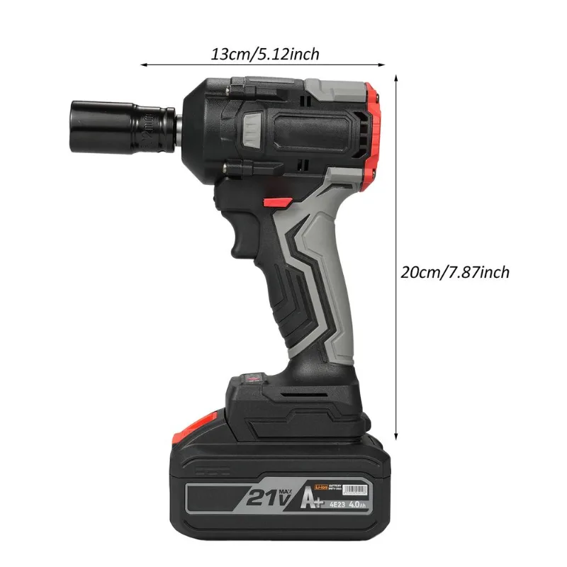 Chave De Impacto Sem Fio 21v Max Torque 350n.m Sem Escova