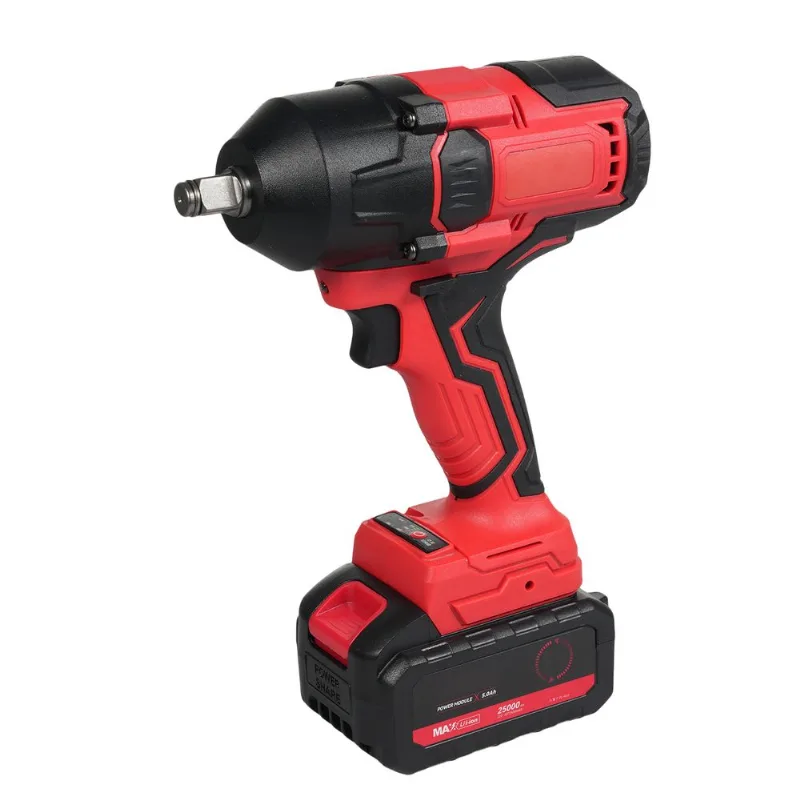 Chave De Impacto Sem Fio Genérica De 600 N.m De Alto Torque Sem Escova