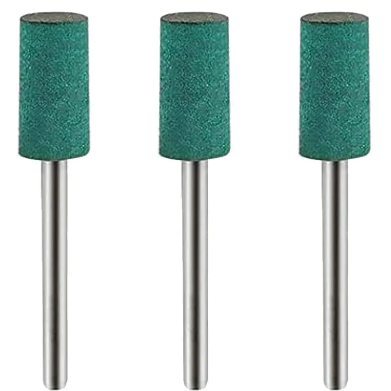 Kit 3 Ponta Montada De Borracha 8mm Haste 3mm Micro Retifica