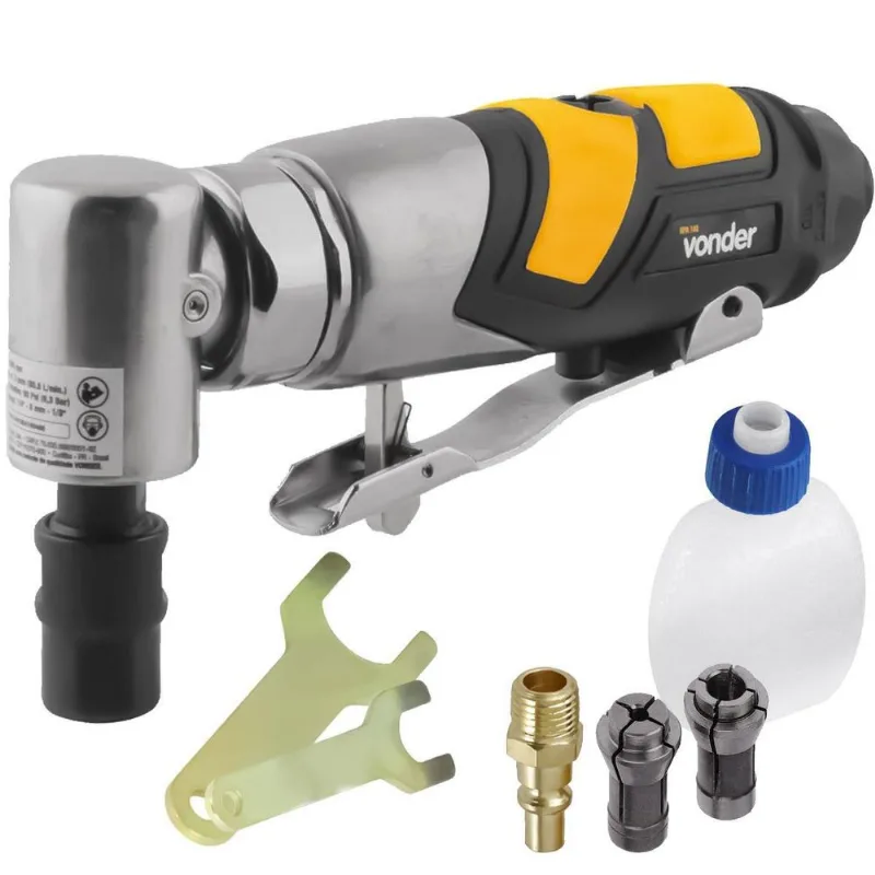 Retifica Pneumática Angular 1/8 1/4 6mm Profissional Vonder