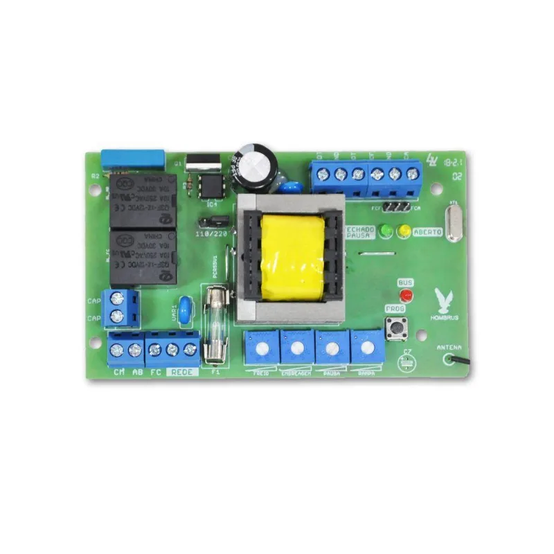 Central De Comando Para Portão Pcr-55 Universal Bivolt Hombrus