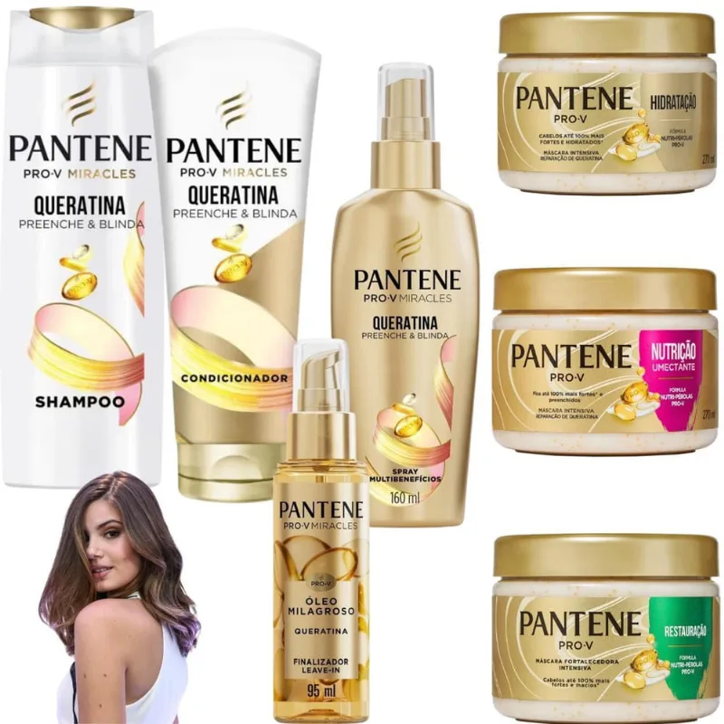 Kit Pantene Pro-V Queratina Miracles Hidratação Intensiva