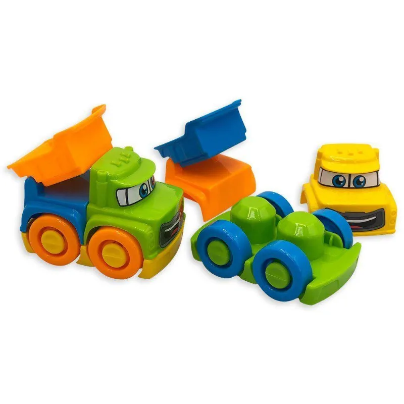 Carrinhos Happy Cars Monta E Desmonta Estímulo Cognitivo