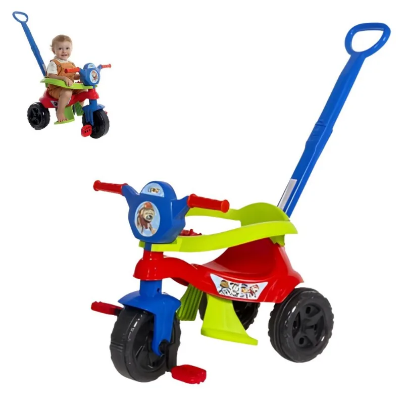 Carrinho De Passeio Com Pedal Infantil Kemotoca Baby - Diversão E Segurança