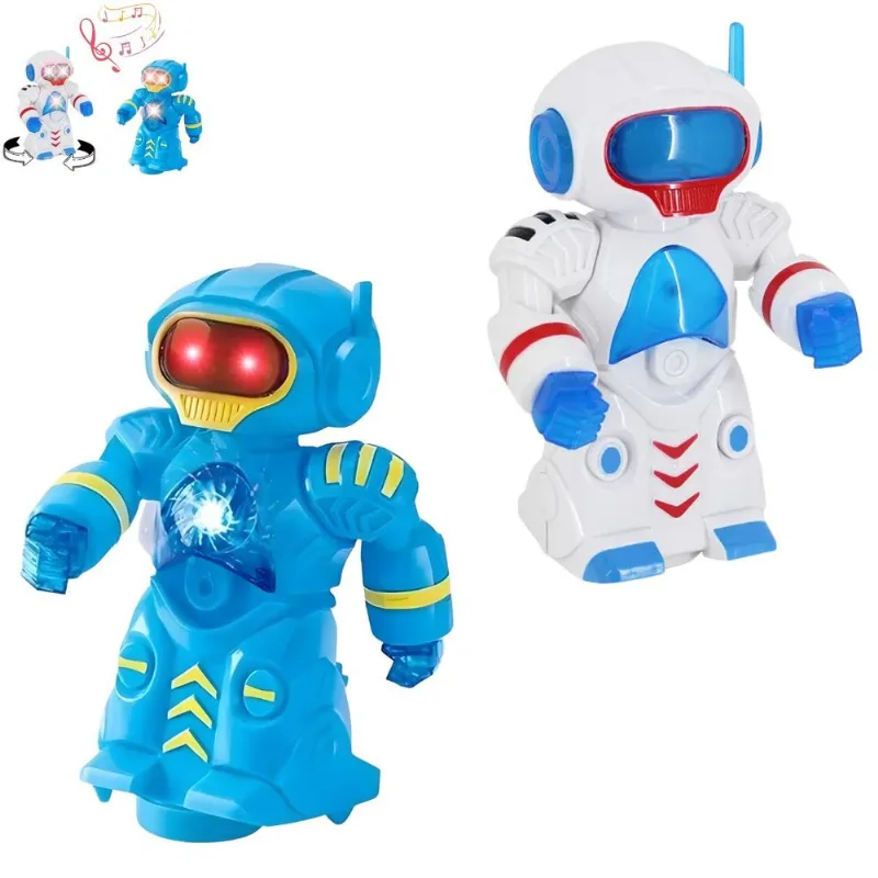 Brinquedo Infantil Robô Bate E Volta Com Luz E Som - Diversão E Interatividade