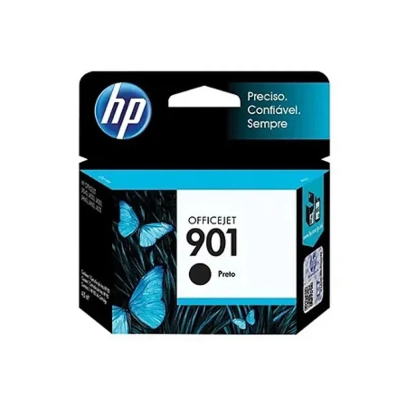 Cartucho de Tinta HP 901 CC653AB Preto Original Officejet HP - Hp - Casa E Construção