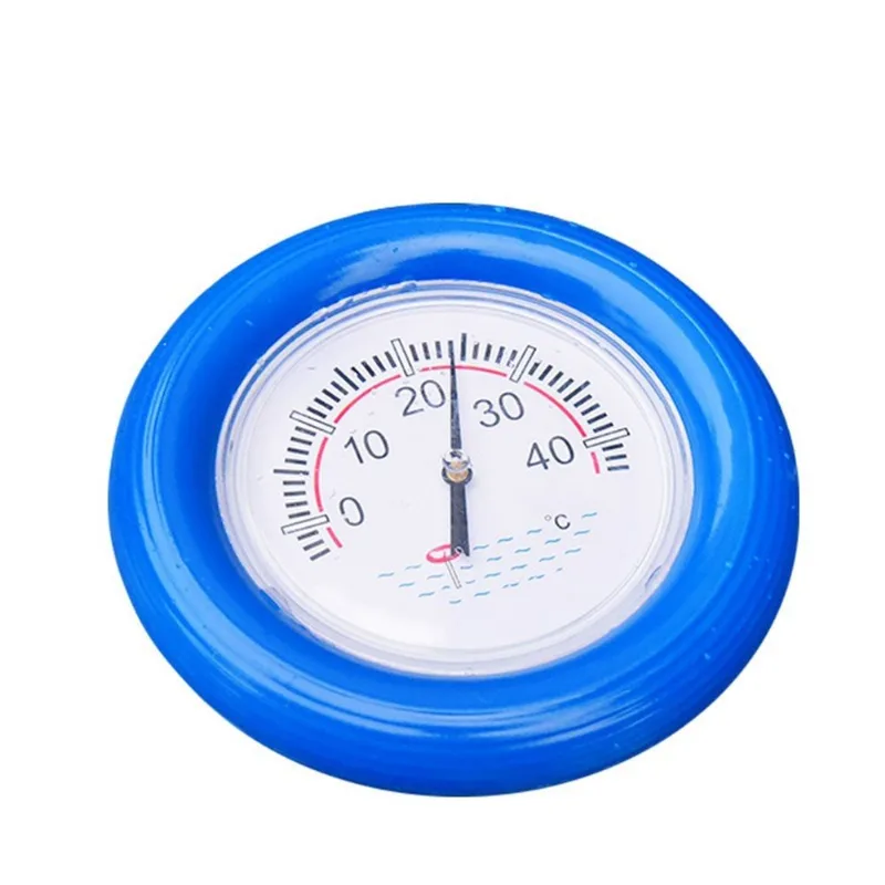 Medidor De Temperatura De Água Flutuante De Piscina Azul