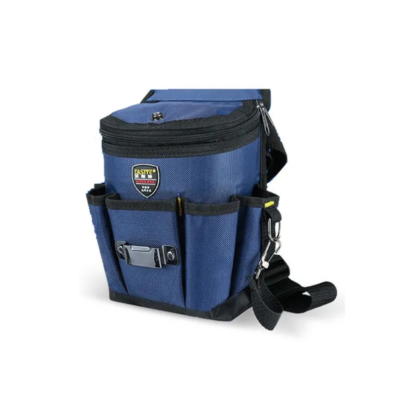 Bolsa De Cintura Para Ferramentas De Eletricista, Tecido Oxford, Impermeável, Azul