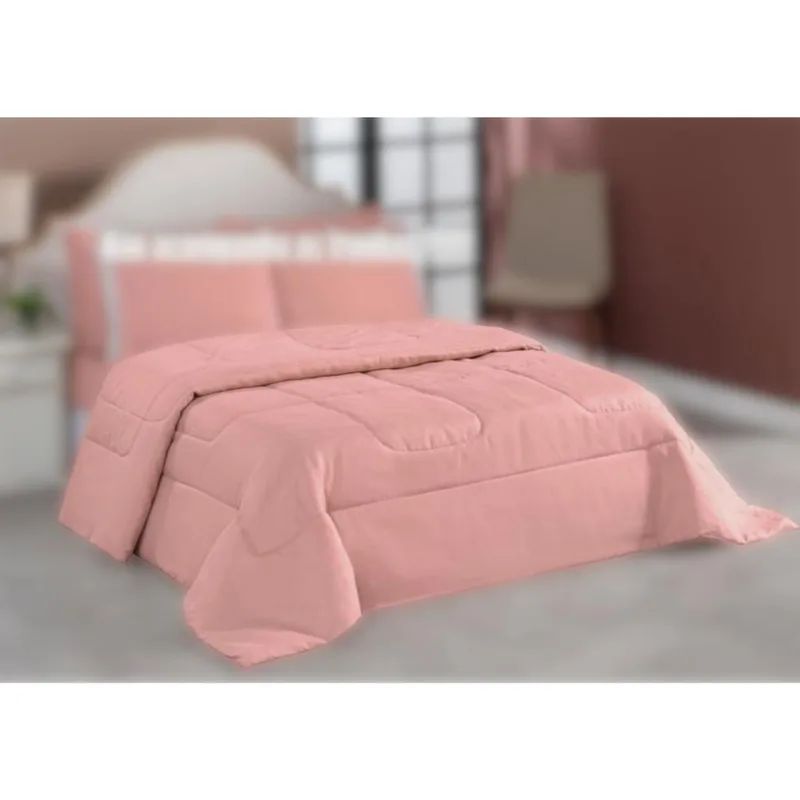 Coberta Para O Inverno Casal Queen 100% Poliéster Rose