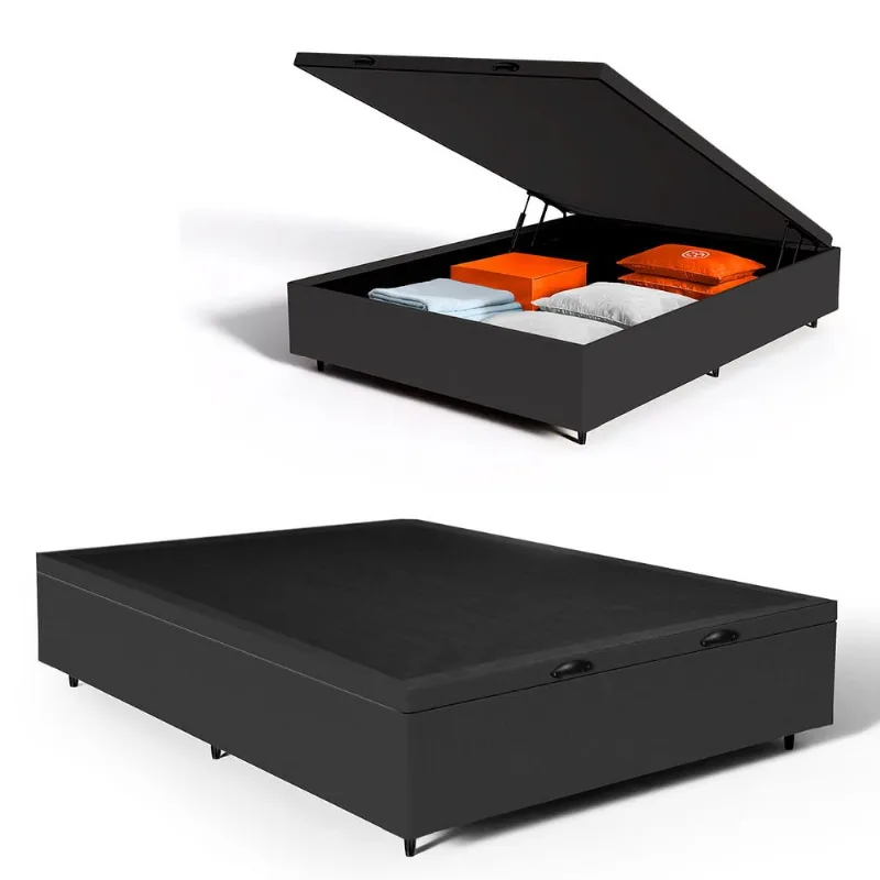 Cama Box Baú Casal 138cm