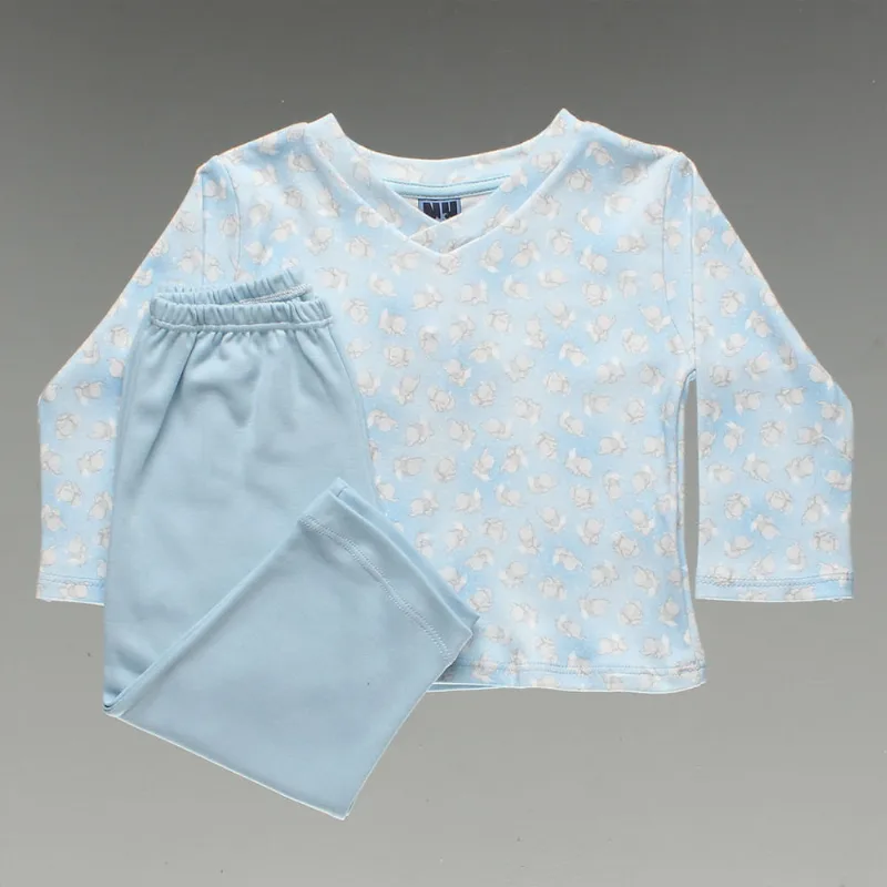 Conjunto Pijama Elefante - 234 Azul - M