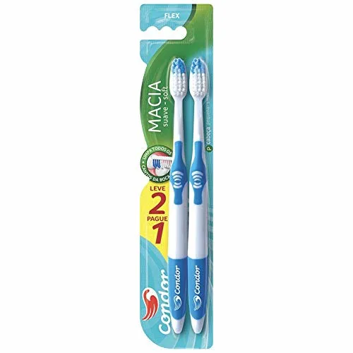 Escova Desntal Condor C/2 - CONDOR - Higiene E Beleza