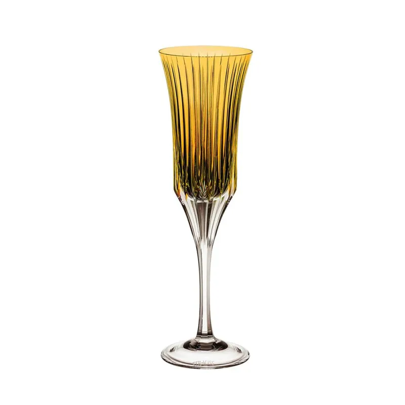 Taça de champagne em cristal Strauss Overlay 225.107.150 190ml sepia - Strauss - Utilidades Domesticas