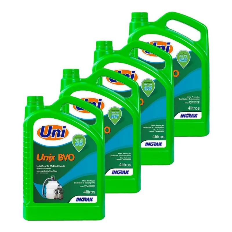 Óleo Lubrificante Multiaditivado Unix | Para Uso em Bomba de Vácuo de Ordenhadeira 4L