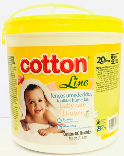 LENCO UMED COTTON LINE AMARELO COM 400 - COTTON LINE