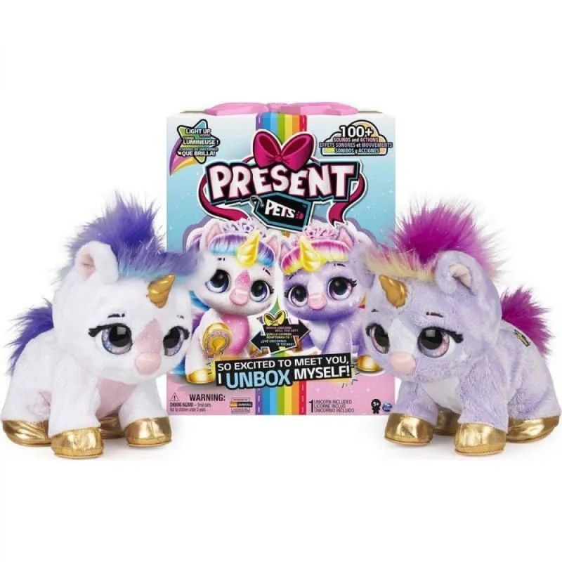 Pelucia Prezzie Pets Present Unicornio Surpresa Sunny 2252