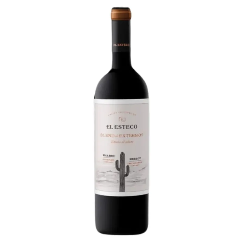Vinho Argentino Malbec Merlot Blend de Extremos El Esteco 750ml - El Esteco - Adega