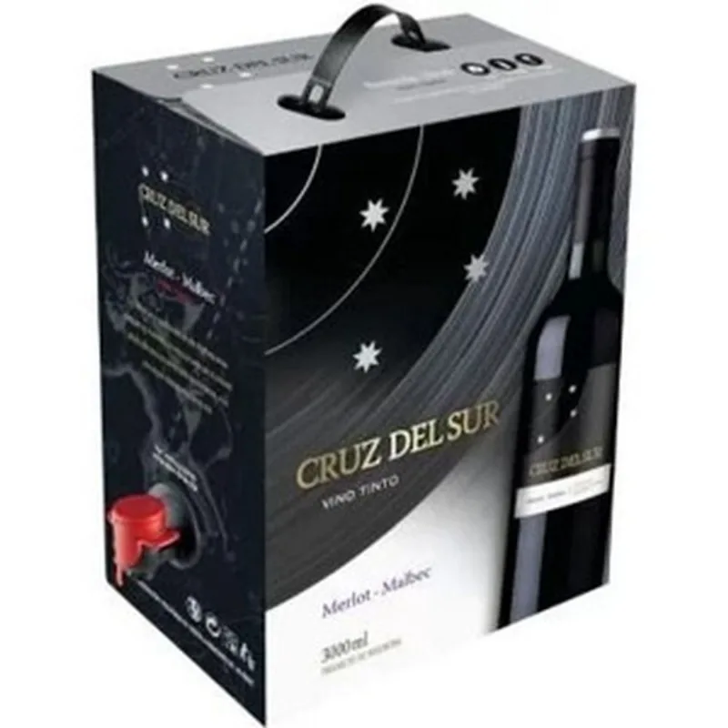 Vinho Argentino Cruz Del Sur Merlot Malbec Tinto 3l